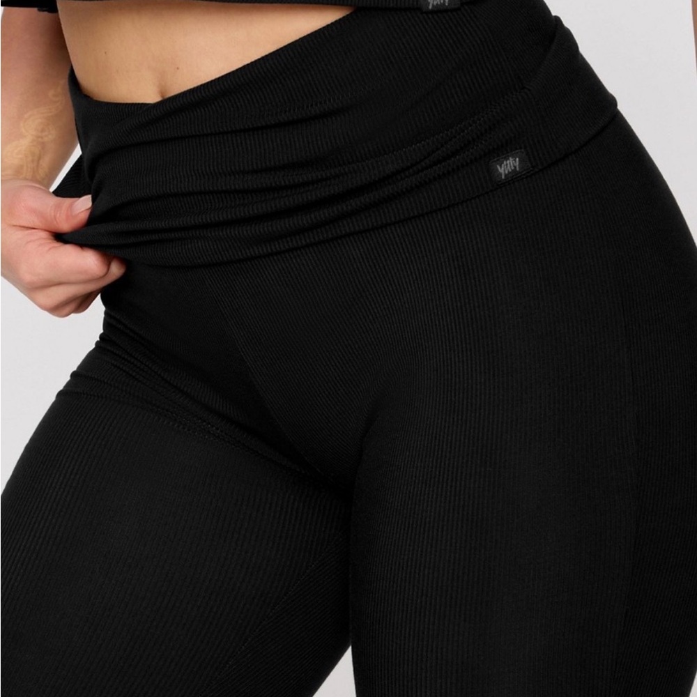 YITTY Soft Rib Foldover Pants - Picture 4 of 6